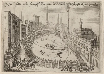 A praça, Siena