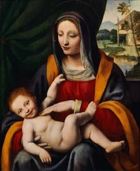 Madonna and Child de Bernardino Luini (1481- ca 1532).