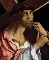 Cristo Carregando a Cruz, de Bernardino di Bosio Zaganelli (ca 1460-ca 1510), Itália
