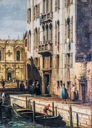 O Rio dei Mendicanti e a Scuola di San Marco (óleo sobre tela)