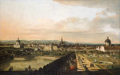 Viena vista do Palácio Belvedere