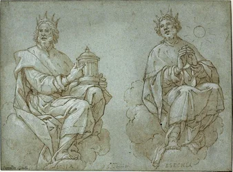 Dois reis sentados de Judá; Josias e Ezequias