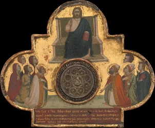 Cristo Entronizado com os Santos, c. 1325.
