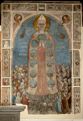 Madone de la Misericorde - Madonna of Mercy par Daddi, Bernardo (1290-1350)