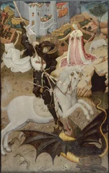 São Jorge Matando o Dragão, 1434-35