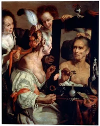 Old Coquette Vanitas, depois de 1630.