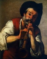 Piper, de Bernardo Strozzi (1581-1644), óleo sobre tela, 73x61 cm. Itália
