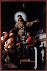 Retrato de São Didacus de Alcalá (óleo sobre tela