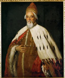 O Doge Francesco Erizzo (óleo sobre tela)