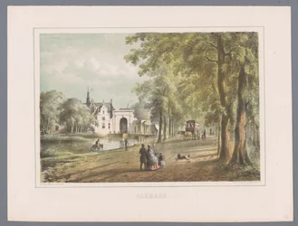 Arquitetura da cidade em Alkmaar Alkmaar (título da série no objeto)