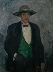 O pintor Niels Astrup