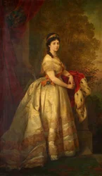 Alemão: Retrato da Imperatriz Augusta
