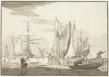 Descarga de navios atracados