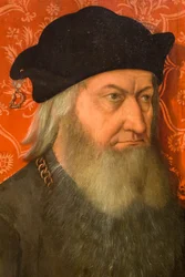Retrato de um homem idoso com barba