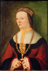 Retrato de uma jovem mulher