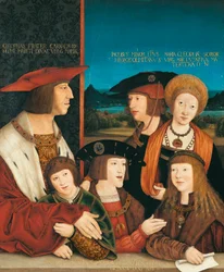 A Família do Imperador Maximiliano I, depois de 1515 (óleo sobre painel)