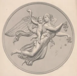 Manhã, desenhada por F. R. Roffe (fl.1850-63), gravada por William Callio Roffe (1817-89), meados do século XIX (reprodição da gravura)