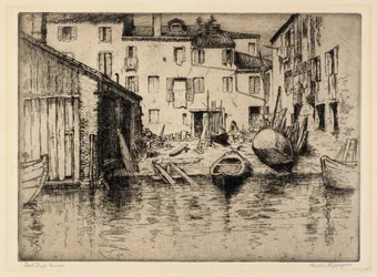 Loja de barcos, Veneza