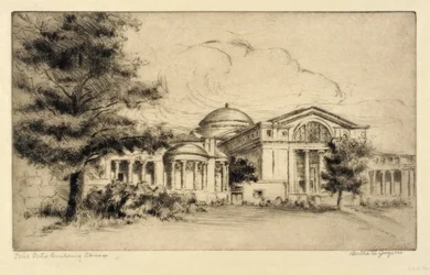 Edifício das Belas Artes, Chicago (Fachada, Oeste)