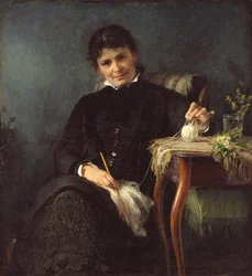Madame Anna Seekamp, a irmã do artista