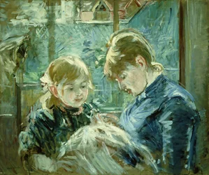 A lição de costura; Le Lecon de Couture, 1884