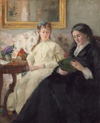 A mãe e irmã do artista, 18691870.