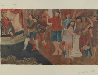 Estação da Cruz No. 1: Jesus é condenado à morte, c. 1936.