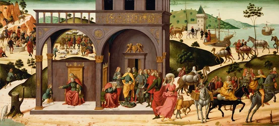 A História de José, c.1485 (têmpera e folha de ouro sobre painel)