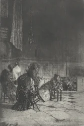 Interior de uma Igreja em Milão Interior de uma Igreja em Milão [sic], c. 1874.