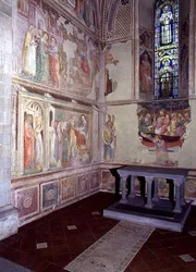 A Vida da Virgem, ciclo de afrescos de uma capela de abside