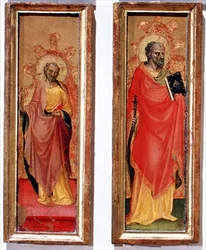 Dois Santos Apóstolos (tempera no painel)