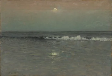 A noite afunda no mar
