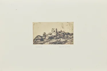 [Paisagem com uma torre quadrada].