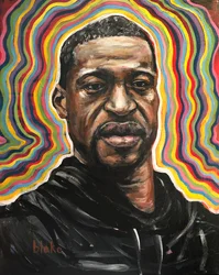 George Floyd, c.2020 (Acrílico sobre tela)