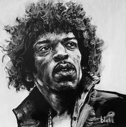 Jimi, c.2021 (Acrílico sobre tela)