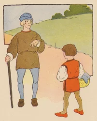 Canção infantil: Bandy Legs (litografia a cores)
