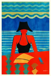 Estilo de praia de verão