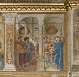 Gruta Central, Quarto Norte, Circuncisão, Boccaccio Boccaccino 1516-17