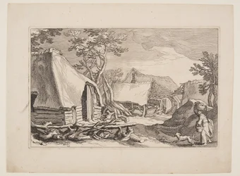 Prato 18, de Paisagens com casas de campo
