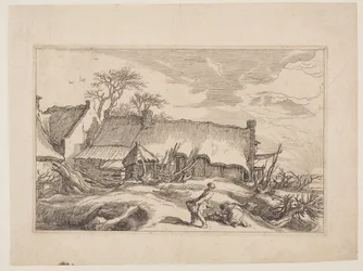 Prato 4, de Paisagens com casas de campo