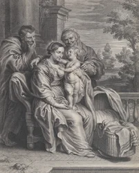 A Sagrada Família com Santa Ana, ca. 1625-35.