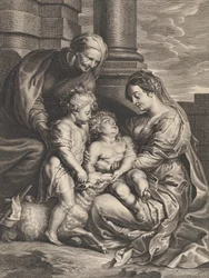 A Virgem e o Menino Jesus com Santa Ana e São João Batista, ca. 1640-59..