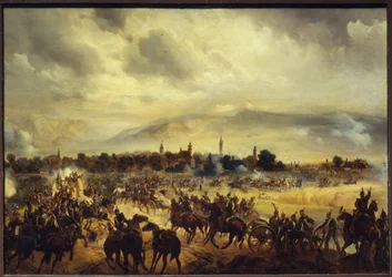 Une scene de la guerre d