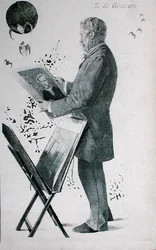 Edmond Huot de Goncourt (1822-96), ilustração de capa de 
