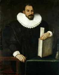 Retrato de um cavalheiro, dito ser Filippo Massini (1559-1617) c.1690 (óleo sobre tela)