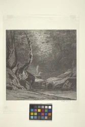 Árvore torta (tinta sobre papel)