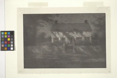 Luz da lua (tinta sobre papel)
