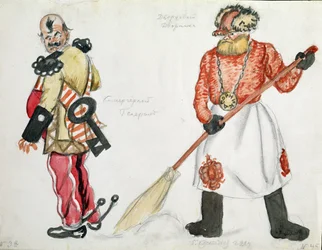 Desenho de figurino para 