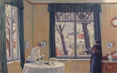 No quarto. Inverno de 1915