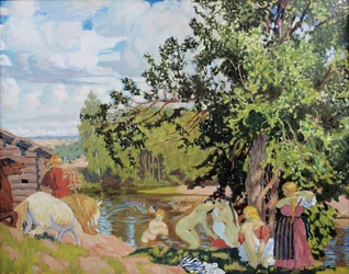 O banho, 1910